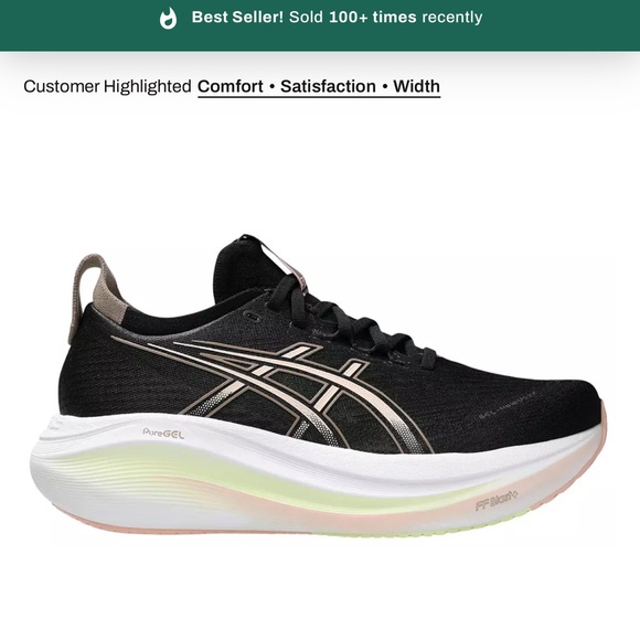 ASICS Women's GEL-NIMBUS 27 Running Shoes Size 10 - Picture 8 of 8